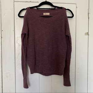 Hollister Cold Shoulder Sweater